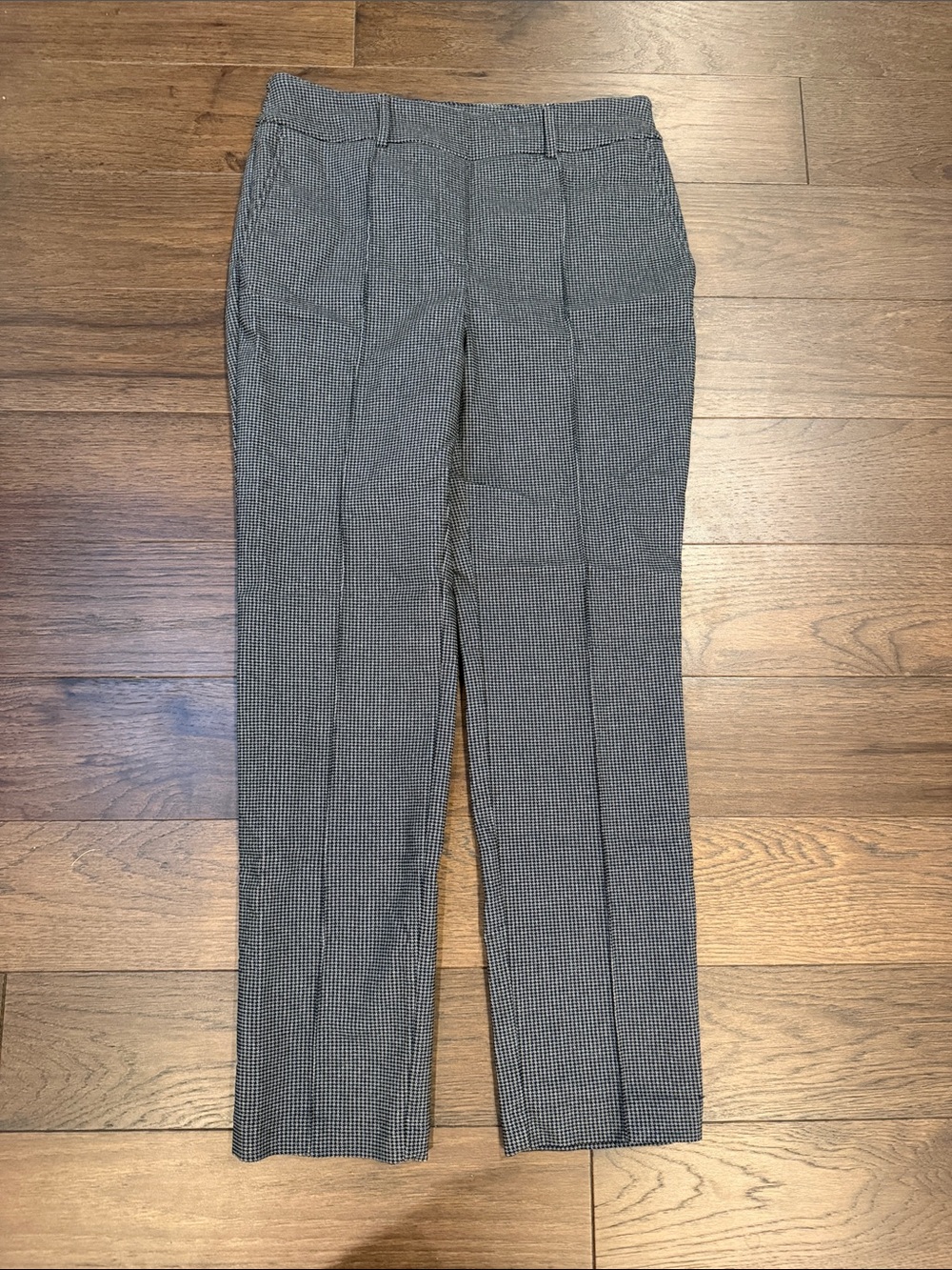 Hilary Radley Black & White Houndstooth Chinos Size Medium - C19-103